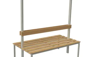 Kétoldalas öltözőpad - 100cm 1