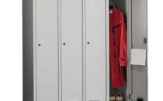Hosszúajtós fém öltözőszekrény -  4
